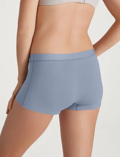 Tommy John Women's Cool Cotton Boyshort In Blue