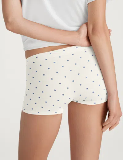 Tommy John Women's Cool Cotton Boyshort In White