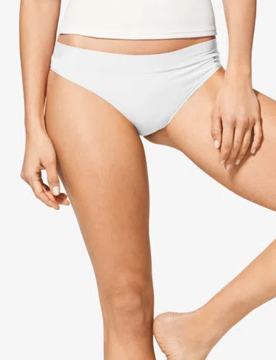Tommy John Women's Cool Cotton Cheeky Underwear In White