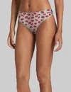 Tommy John Women's Cool Cotton Thong In Gray