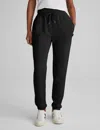 Tommy John Women's Luxe Traveler Knit Jogger Pants In Black