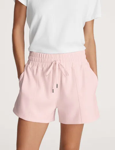 Tommy John Women's Luxe Traveler Knit Short In Pink