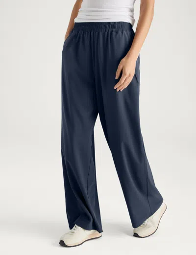 Tommy John Women's Luxe Traveler Woven Pant In Blue