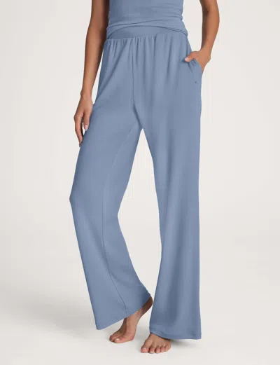 Tommy John Women's Micro Rib Lounge Pant In Blue