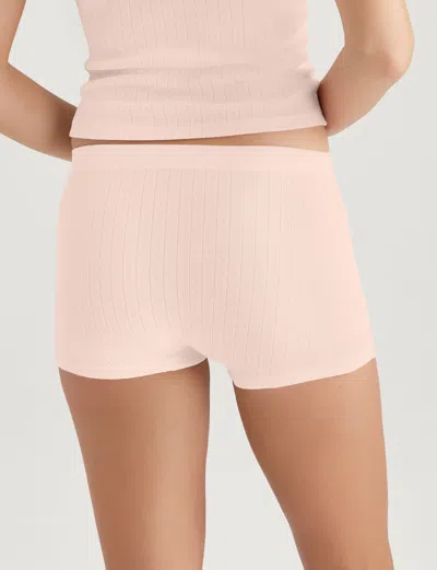 Tommy John Women's Pointelle High Rise Boyshort In Pink
