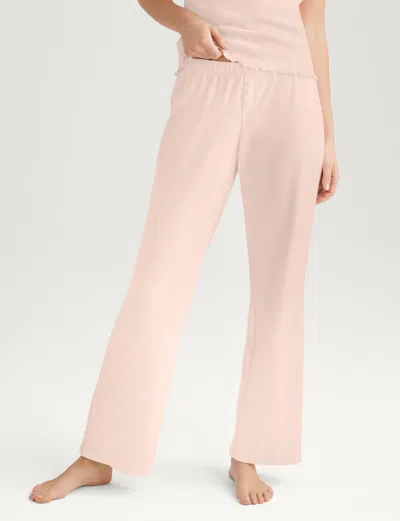 Tommy John Women's Pointelle Rib Pant In Pink
