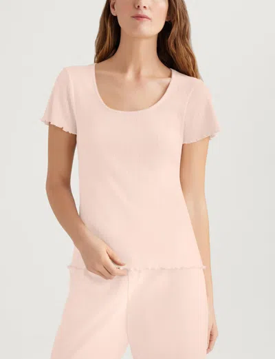 Tommy John Women's Pointelle Rib T-shirt In Pink