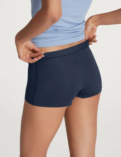 Tommy John Women's Second Skin Boyshort In Blue