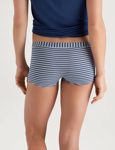 Tommy John Women's Second Skin Boyshort In Blue