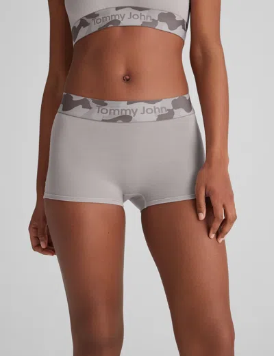 Tommy John Women's Second Skin Boyshort In Gray