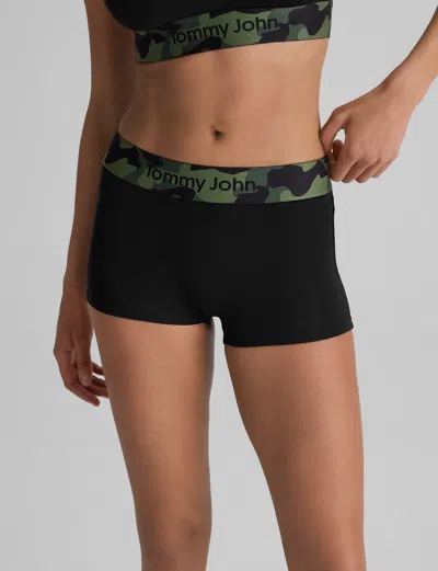Tommy John Women's Second Skin Boyshort In Gray