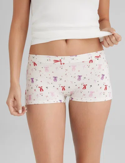Tommy John Women's Second Skin Boyshort In Multi