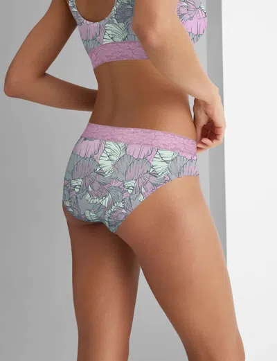 Tommy John Women's Second Skin Brief, Lace Waist In Multi