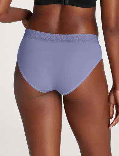 Tommy John Women's Second Skin Brief, Lace Waist In Purple