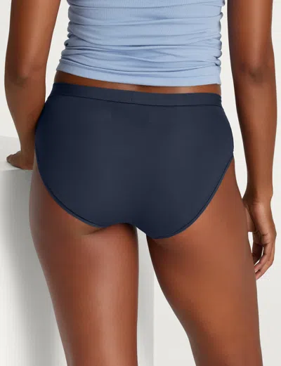 Tommy John Women's Second Skin High Rise Brief In Blue