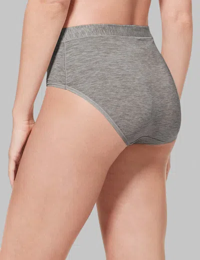 Tommy John Women's Second Skin High Rise Brief In Gray