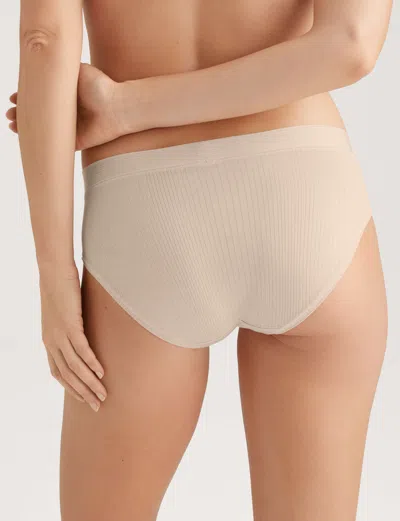 Tommy John Women's Second Skin Luxe Rib Brief In Neutral