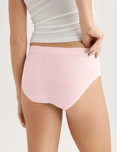 Tommy John Women's Second Skin Luxe Rib Brief In Pink