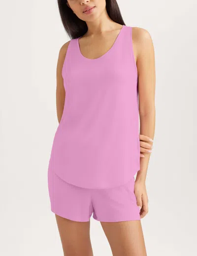 Tommy John Women's Second Skin Luxe Rib Sleep Tank In Pink