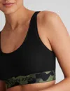 Tommy John Women's Second Skin Scoop Bralette In Black