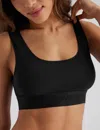 Tommy John Women's Second Skin Scoop Bralette In Black