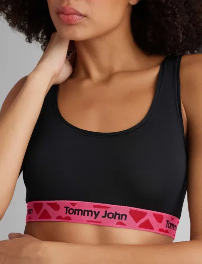 Tommy John Women's Second Skin Scoop Bralette In Black