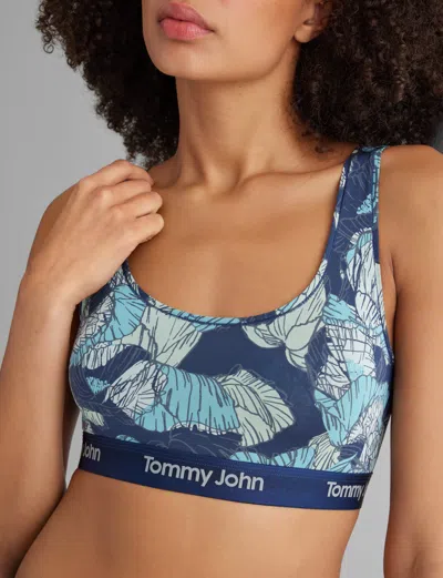Tommy John Women's Second Skin Scoop Bralette In Blue