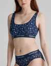 Tommy John Women's Second Skin Scoop Bralette In Blue