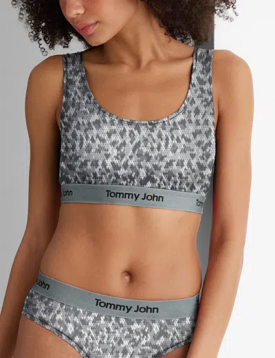 Tommy John Women's Second Skin Scoop Bralette In Gray