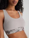 Tommy John Women's Second Skin Scoop Bralette In Gray