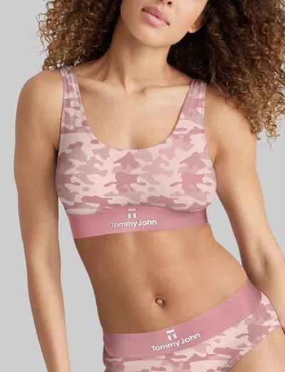 Tommy John Women's Second Skin Scoop Bralette In Pink