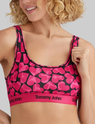 Tommy John Women's Second Skin Scoop Bralette In Pink