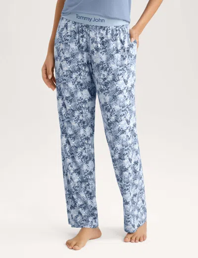 Tommy John Women's Second Skin Sleep Pant In Blue