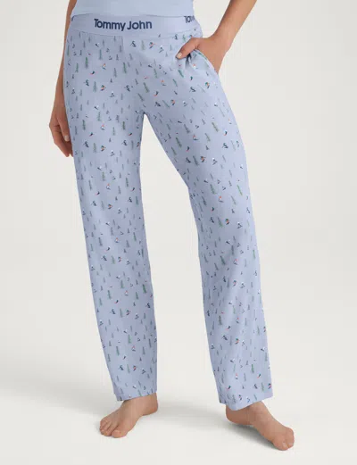 Tommy John Women's Second Skin Sleep Pant In Blue