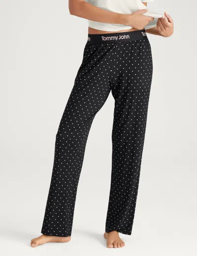Tommy John Women's Second Skin Sleep Pant In Black