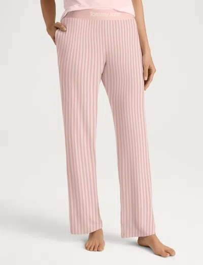 Tommy John Women's Second Skin Sleep Pant In Pink