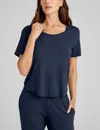 Tommy John Second Skin Sleep Tee In Blue