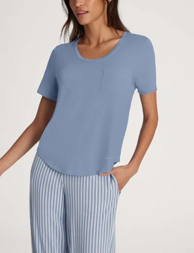 Tommy John Women's Second Skin Sleep Pocket T-shirt In Blue