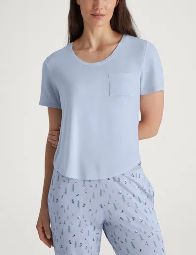 Tommy John Women's Second Skin Sleep Pocket T-shirt In Purple