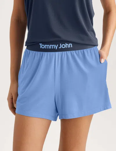 Tommy John Women's Second Skin Sleep Short In Blue