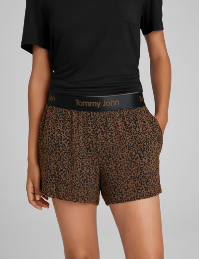 Tommy John Women's Second Skin Sleep Short In Brown