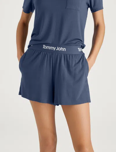 Tommy John Women's Second Skin Sleep Short In Oceana