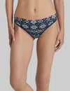 Tommy John Women's Second Skin Thong In Black