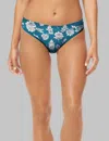 Tommy John Women's Second Skin Thong In Blue