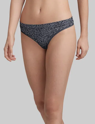 Tommy John Women's Second Skin Thong In Gray