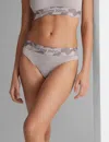 Tommy John Women's Second Skin Thong In Gray