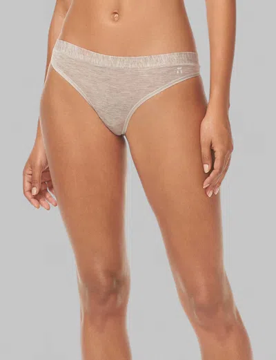 Tommy John Women's Second Skin Thong In Gray