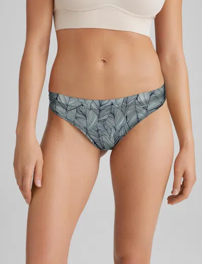 Tommy John Women's Second Skin Thong In Gray