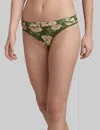 Tommy John Women's Second Skin Thong In Green