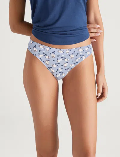 Tommy John Women's Second Skin Thong In Multi